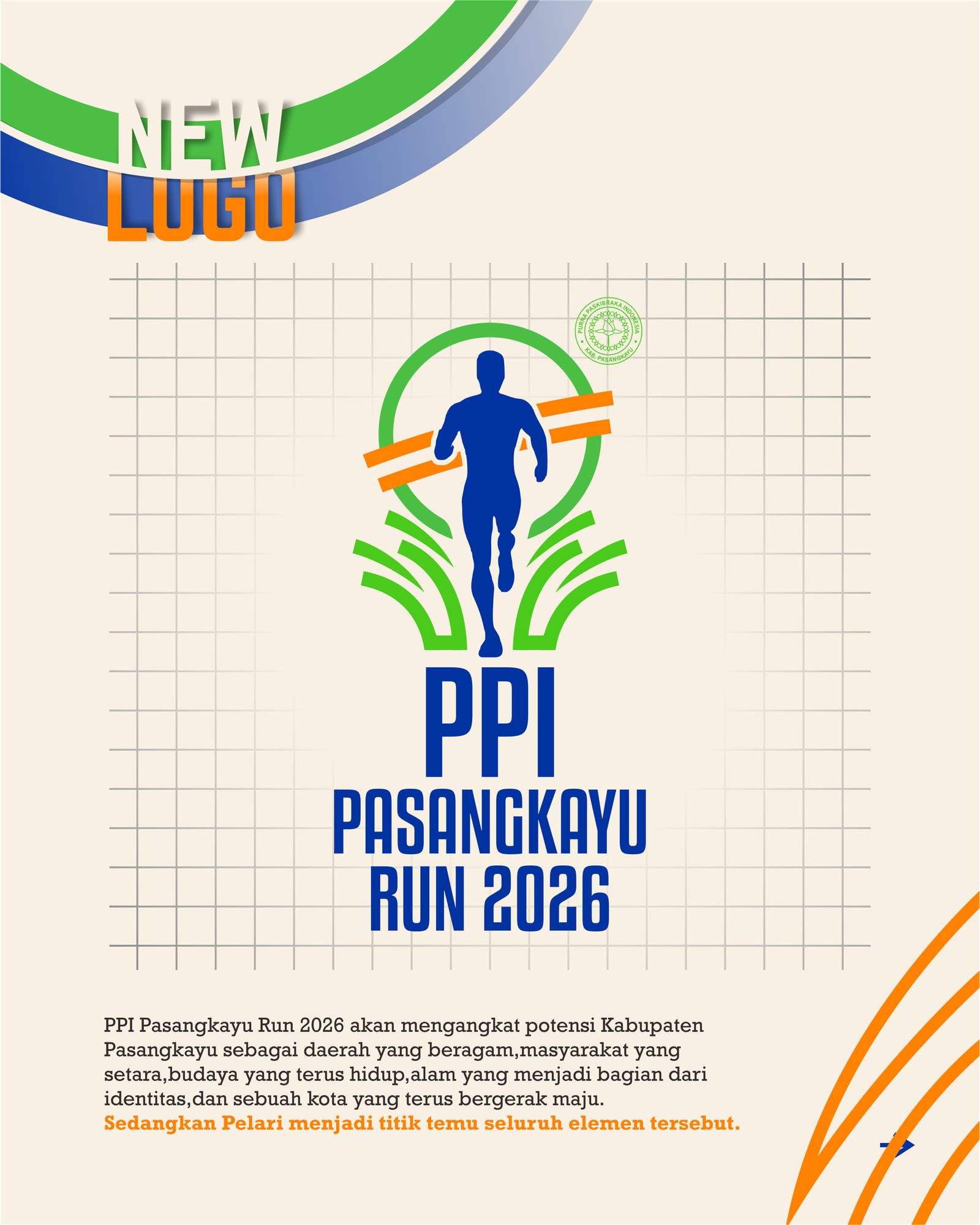 Filosofi Logo PPI Pasangkayu Run 2026